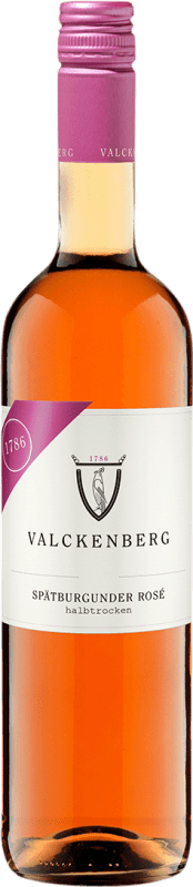 9,95 € Envio grátis | Vinho rosé P.J. Valckenberg Rosé Semi-seco Semi-doce Q.b.A. Rheinhessen Rheinhessen Alemanha Pinot Preto Garrafa 1 L