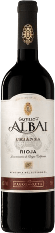 9,95 € Free Shipping | Red wine Pagos del Rey Castillo de Albai Aged D.O.Ca. Rioja The Rioja Spain Tempranillo Bottle 75 cl