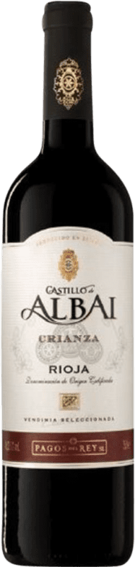 12,95 € Kostenloser Versand | Rotwein Pagos del Rey Castillo de Albai Crianza — Kurze Fassreifung D.O.Ca. Rioja La Rioja Spanien Tempranillo 75 cl
