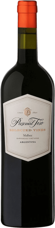 16,95 € Бесплатная доставка | Красное вино Pascual Toso Selected Vines I.G. Mendoza Мендоса Аргентина Malbec бутылка 75 cl