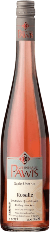 17,95 € Envio grátis | Vinho rosé Pawis Rosalie Saale Unstrut Alemanha Zweigelt Garrafa 75 cl