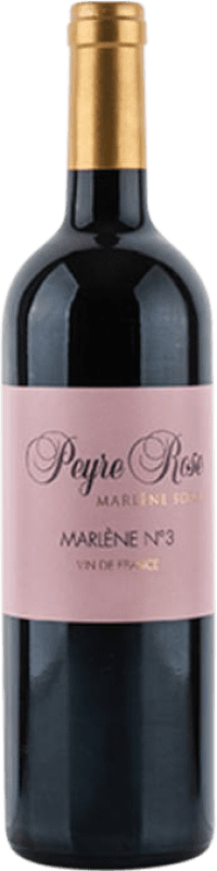 153,95 € Бесплатная доставка | Красное вино Peyre Rose Marlene Nº 3 Лангедок-Руссильон Франция Syrah, Grenache бутылка 75 cl