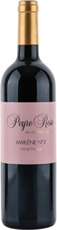 125,95 € Бесплатная доставка | Красное вино Peyre Rose Marlene Nº 3 Лангедок-Руссильон Франция Syrah — Сира, Garnacha — Гренаш 75 cl