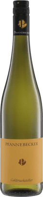 14,95 € Spedizione Gratuita | Vino Bianco Pfannebecker Goldmuskateller Trocken — Secco Q.b.A. Rheinhessen Rheinhessen Germania Moscato Eco — Biologico 75 cl