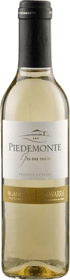 4,95 € Бесплатная доставка | Белое вино Piedemonte Gamma Blanco D.O. Navarra Наварра Испания Viura, Chardonnay, Muscat Половина бутылки 37 cl