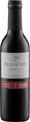 4,95 € 免费送货 | 红酒 Piedemonte Gamma Tinto D.O. Navarra 纳瓦拉 西班牙 Tempranillo, Merlot, Cabernet Sauvignon 半瓶 37 cl