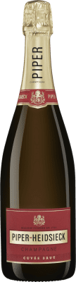 26,95 € Envio grátis | Espumante Branco Piper-Heidsieck Brut — Bruto Cuvée A.O.C. Champagne Champagne França Pinot Noir, Nebbiolo, Chardonnay Meia Garrafa 37 cl