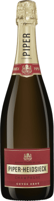 111,95 € Бесплатная доставка | Белое игристое Piper-Heidsieck Cuvée брют A.O.C. Champagne шампанское Франция Pinot Black, Nebbiolo, Chardonnay бутылка Магнум 1,5 L