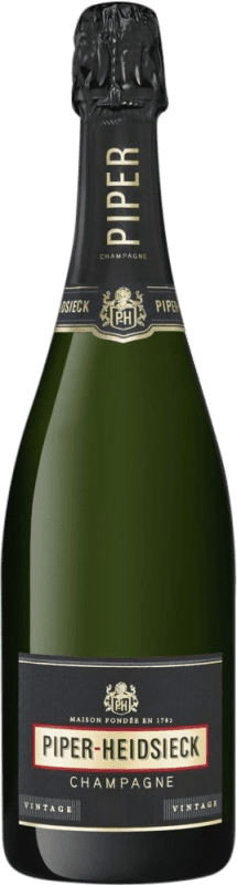 78,95 € Бесплатная доставка | Белое игристое Piper-Heidsieck Vintage брют A.O.C. Champagne шампанское Франция Nebbiolo, Chardonnay бутылка 75 cl