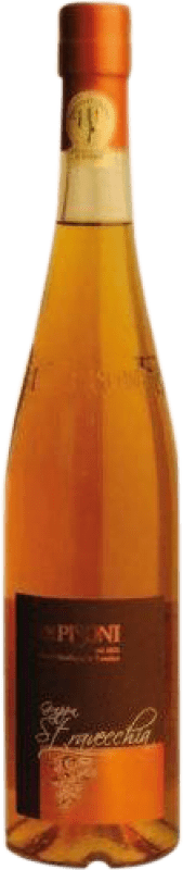 47,95 € Envio grátis | Grappa Pisoni Stravecchia D.O.C. Trentino Trentino Itália Merlot, Cabernet Sauvignon Garrafa 70 cl