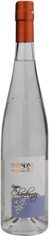 46,95 € Envio grátis | Grappa Pisoni D.O.C. Trentino Trentino Itália Chardonnay Garrafa 70 cl