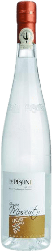 53,95 € Envio grátis | Aguardente Grappa Pisoni D.O.C. Trentino Trentino Itália Mascate Garrafa 70 cl