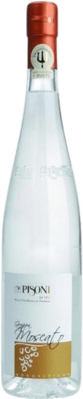 44,95 € Free Shipping | Grappa Pisoni D.O.C. Trentino Trentino Italy Moscato — Muscat Bottle 70 cl