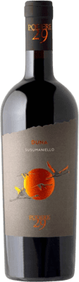 42,95 € 免费送货 | 红酒 Podere 29 Duna I.G.T. Puglia 普利亚大区 意大利 Susumaniello 瓶子 75 cl