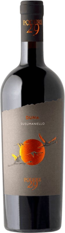 42,95 € Kostenloser Versand | Rotwein Podere 29 Duna I.G.T. Puglia Apulien Italien Susumaniello Flasche 75 cl