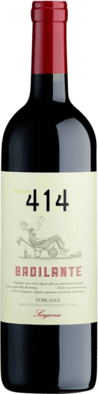 29,95 € 免费送货 | 红酒 414 Badilante Rosso I.G.T. Toscana 托斯卡纳 意大利 Sangiovese 瓶子 75 cl