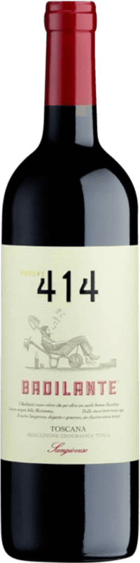 16,95 € Envoi gratuit | Vin Rouge 414 Badilante I.G.T. Toscana Toscane Italie Sangiovese Bouteille 75 cl