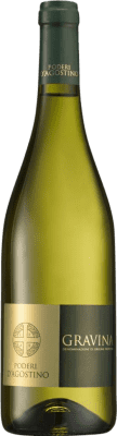 14,95 € Envío gratis | Vino Blanco Poderi d'Agostino D.O.C. Gravina Italia Malvasía, Greco Eco — Ecológico 75 cl