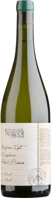 10,95 € Spedizione Gratuita | Vino bianco Poderi dal Nespoli Dogheria I.G.T. Rubicone Forlì-Cesena Italia Nebbiolo, Pinot Bianco Bottiglia 75 cl