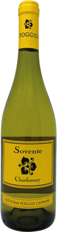 16,95 € Free Shipping | White Wine Poggio Capponi Sovente I.G.T. Toscana Tuscany Italy Bottle 75 cl