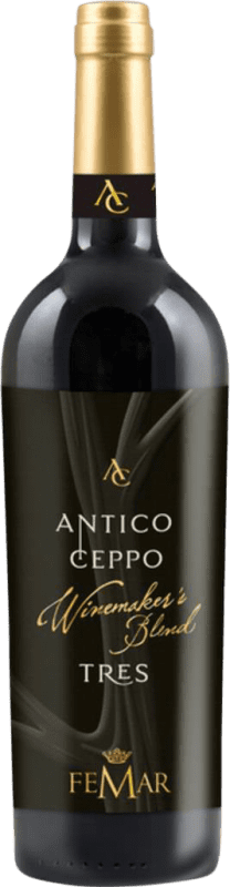 16,95 € 送料無料 | 赤ワイン Poggio Le Volpi Tres Rosso Antico Ceppo I.G.T. Lazio ラツィオ イタリア Syrah, Cabernet Sauvignon, Petit Verdot ボトル 75 cl