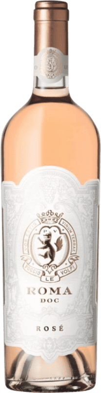 13,95 € Envio grátis | Vinho rosé Poggio Le Volpi Rosé D.O.C. Roma Lácio Itália Montepulciano, Nebbiolo Garrafa 75 cl