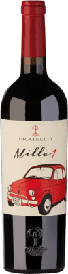 19,95 € 免费送货 | 红酒 Pratello Rebo Mille 1 I.G.T. Lombardia 伦巴第 意大利 瓶子 75 cl