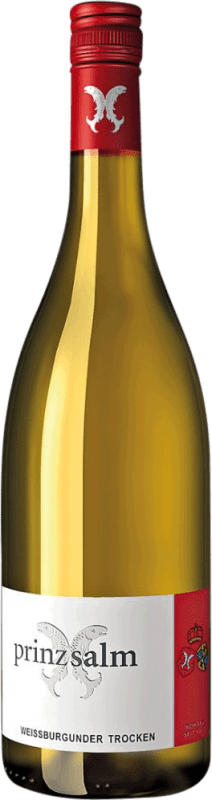 14,95 € Бесплатная доставка | Белое вино Prinz Salm сухой Q.b.A. Rheinhessen Rheinhessen Германия Pinot White бутылка 75 cl