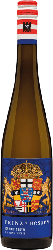 15,95 € 免费送货 | 白酒 Prinz von Hessen Kabinett Royal 干 Q.b.A. Rheingau Rheingau 德国 Riesling 瓶子 75 cl 不含酒精