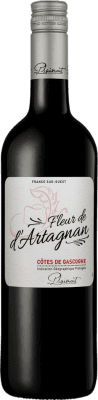 6,95 € Бесплатная доставка | Красное вино Plaimont Fleur de d'Artagnan Rouge I.G.P. Vin de Pays Côtes de Gascogne Франция Merlot, Cabernet Sauvignon, Tannat бутылка 75 cl