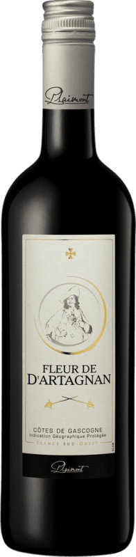 8,95 € Бесплатная доставка | Красное вино Plaimont Fleur de d'Artagnan Rouge I.G.P. Vin de Pays Côtes de Gascogne Франция Merlot, Cabernet Sauvignon, Tannat бутылка 75 cl