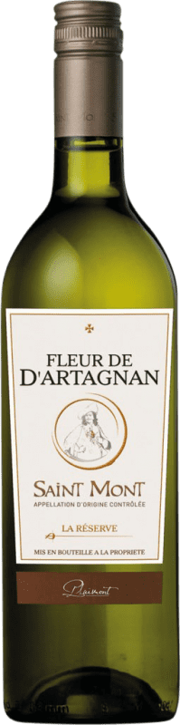 8,95 € Spedizione Gratuita | Vino Bianco Plaimont Fleur de d'Artagnan Riserva I.G.P. Vin de Pays Côtes de Gascogne Francia Petit Rouge, Gros Manseng 75 cl