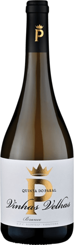 42,95 € 免费送货 | 白酒 Quinta do Paral Vinhas Velhas Branco I.G. Alentejo 阿连特茹 葡萄牙 Antão Vaz 瓶子 Medium 50 cl