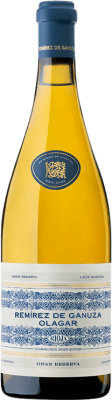 101,95 € Envio grátis | Vinho branco Remírez de Ganuza Olagar Blanco Grande Reserva D.O.Ca. Rioja La Rioja Espanha Viura Garrafa 75 cl