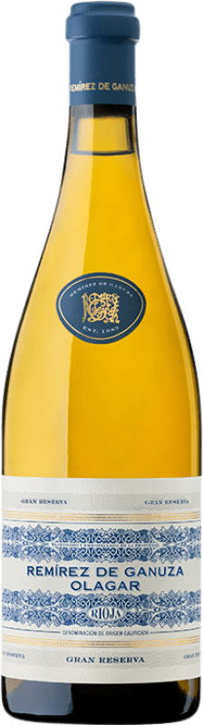 101,95 € 免费送货 | 白酒 Remírez de Ganuza Olagar Blanco 大储备 D.O.Ca. Rioja 拉里奥哈 西班牙 Viura 瓶子 75 cl