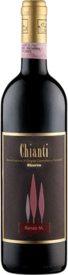 10,95 € Envio grátis | Vinho tinto Renzo Masi Reserva D.O.C.G. Chianti Itália Sangiovese, Colorino Garrafa 75 cl