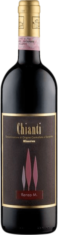 15,95 € Envío gratis | Vino Tinto Renzo Masi Reserva D.O.C.G. Chianti Italia Sangiovese, Colorino 75 cl