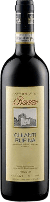 10,95 € Free Shipping | Red wine Renzo Masi Basciano Rufina D.O.C.G. Chianti Tuscany Italy Sangiovese, Colorino Bottle 75 cl