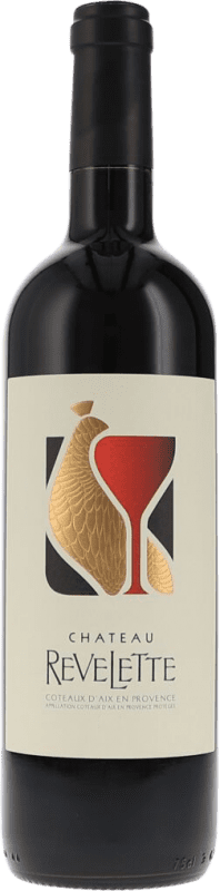 22,95 € Spedizione Gratuita | Vino rosso Château Revelette Rouge A.O.C. Côtes de Provence Provenza Francia Grenache, Cabernet Sauvignon, Nebbiolo Bottiglia 75 cl