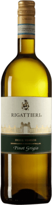 13,95 € Бесплатная доставка | Белое вино Rigattieri I.G.T. Delle Venezie Venecia Италия Pinot Grey бутылка 1 L