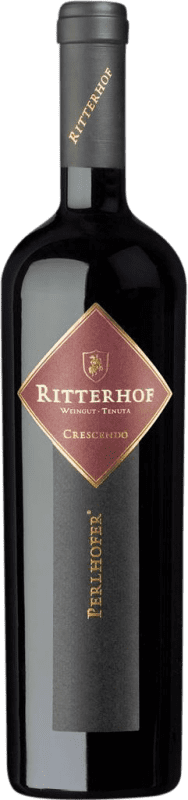 18,95 € Envio grátis | Vinho Tinto Ritterhof Südtirol Perlhofer Crescendo I.G.T. Vigneti delle Dolomiti Itália Merlot, Lagrein, Vernatsch 75 cl