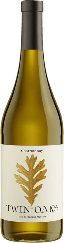 14,95 € 免费送货 | 白酒 Robert Mondavi Twin Oaks I.G. California 加州 美国 Viognier, Chardonnay, Vermentino, Muscat, Colombard 瓶子 75 cl