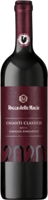 112,95 € Бесплатная доставка | Красное вино Rocca delle Macìe Famiglia Zingarelli D.O.C.G. Chianti Classico Италия Merlot, Sangiovese Специальная бутылка 5 L