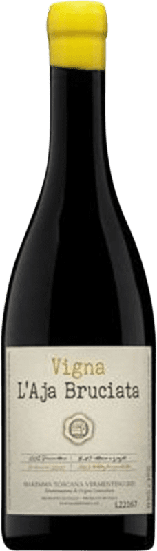 32,95 € Free Shipping | White wine Rocca delle Macìe L'Aja Bruciata D.O.C. Maremma Toscana Tuscany Italy Vermentino Bottle 75 cl