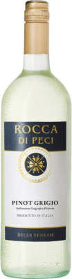 13,95 € Envío gratis | Vino Blanco Rocca di Peci I.G.T. Veneto Veneto Italia Pinot Gris 1 L