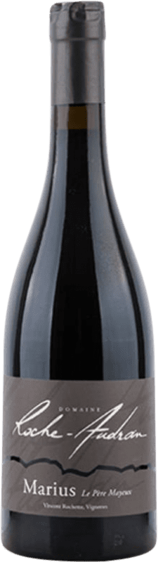 24,95 € Kostenloser Versand | Rotwein Roche Audran Visan Marius le Père Mayeux Rouge A.O.C. Côtes du Rhône Villages Rhône Frankreich Grenache, Nebbiolo Flasche 75 cl