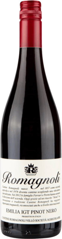 8,95 € Free Shipping | Red wine Romagnoli Vitae I.G.T. Emilia Romagna Emilia-Romagna Italy Pinot Black Bottle 75 cl