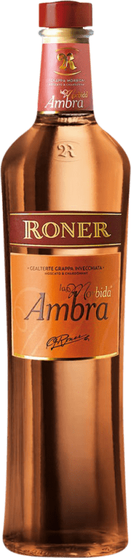 44,95 € Envio grátis | Grappa Roner La Morbida Ámbar — Âmbar Itália 70 cl