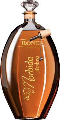 127,95 € Envio grátis | Aguardente Grappa Roner Ambra la Morbida Itália Garrafa Especial 1,5 L