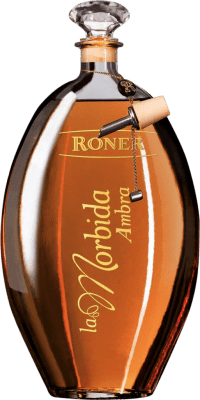 141,95 € Free Shipping | Grappa Roner La Morbida Ámbar — Amber Italy Special Bottle 1,5 L